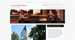 Desktop Screenshot of annunciationfrankfort.org